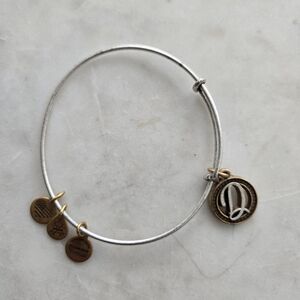 Alex And Ani Initial D bracelet